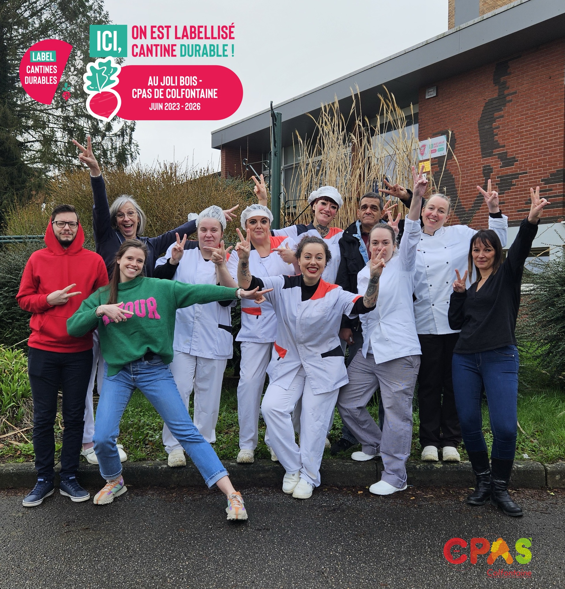 Nous avons obtenu le label Green Deal, qui certifie une alimentation de qualité et de saison.